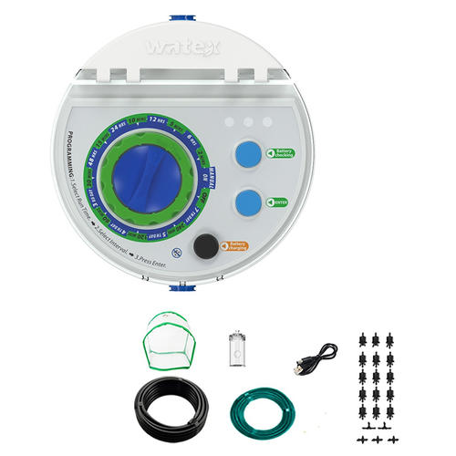 Aquamatic Tropfbewässerungsset (Batterie nicht im Lieferumfang enthalten) SPT-02 Aquamatic Tropfbewässerungsset (Batterie nicht im Lieferumfang enthalten) SPT-02