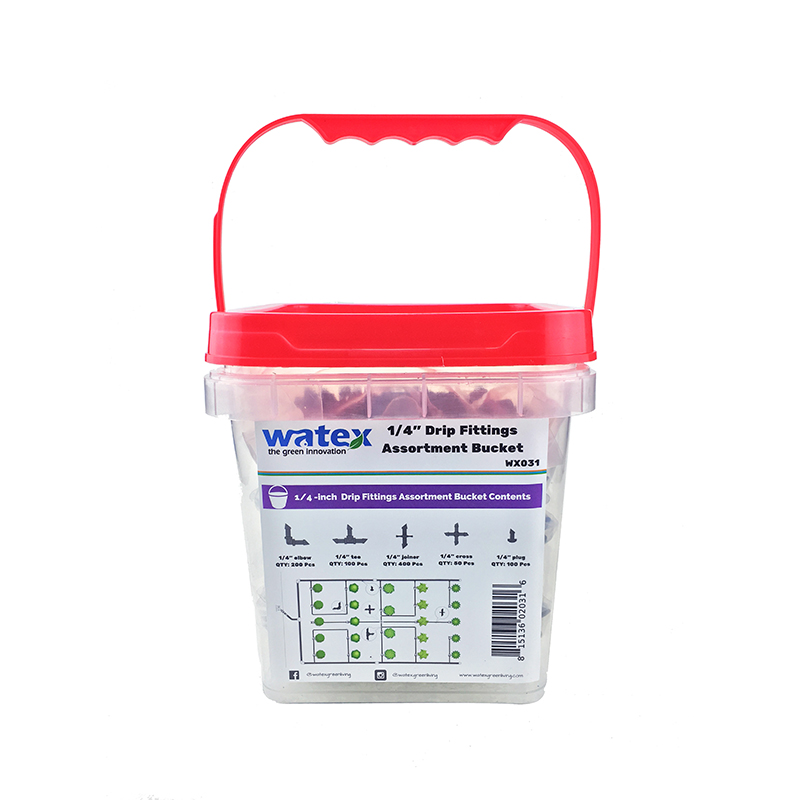 1/4'(4mm) Tropffittings Sortimentspaket (2L Eimer) WX031