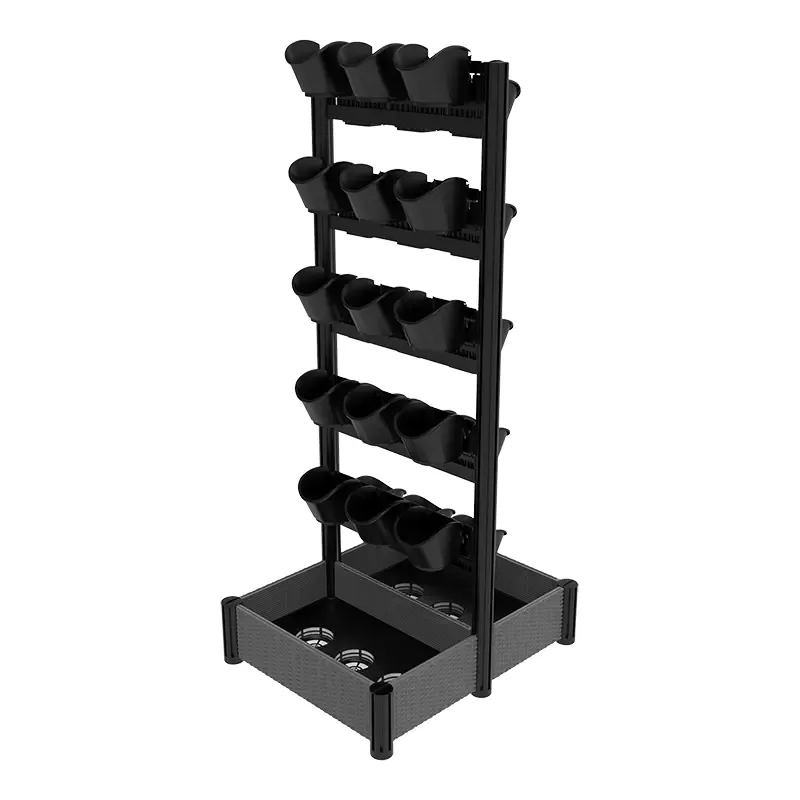 Freistehende grüne Trennwand